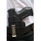 IWB 11Li Holster en cuir pour Revolver Reck 36 Noir pour gauchers VlaMiTex