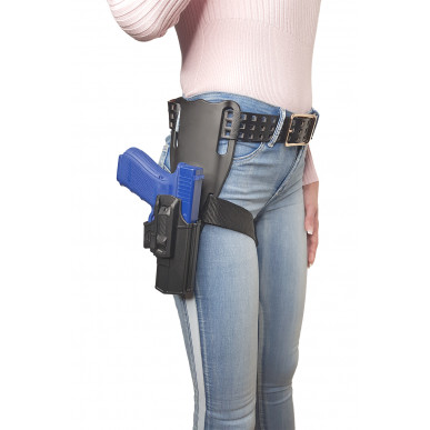 AM05 Jalkateline Glock 23 musta VlaMiTex