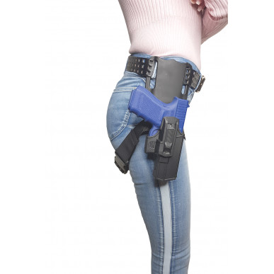 AM05 حامل الساق لـ Glock 23 أسود VlaMiTex