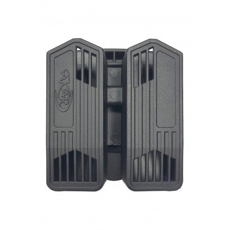 AM06 Rotation Double Magazine Holder for Glock 17 Black VlaMiTex