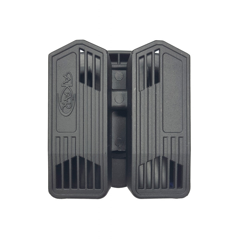 AM06 Rotation Double Magazine Holder for Glock 17L Black VlaMiTex