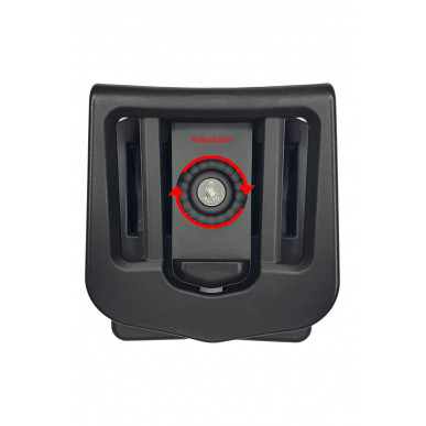 AM06 Rotation Double Magazine Holder for Glock 45 Black VlaMiTex