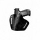UX Fondina in pelle per pistole Glock 17 22 31 37 nero VlaMiTex 