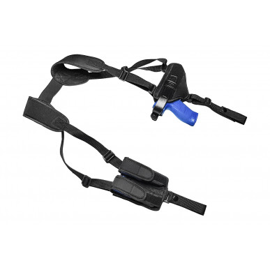 AS03 Nylon Shoulder Holster for Smith & Wesson SW9V Black – side view