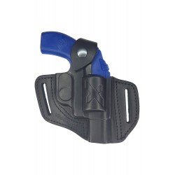 R1 Holster pour revolver Smith & Wesson 351, en cuir, Noir, VlaMiTex