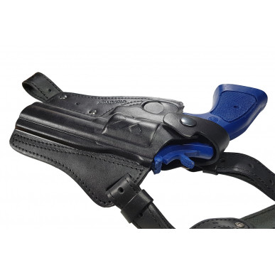 가죽 어깨 홀스터 Smith & Wesson 10 4인치 – 은폐 및 견고함