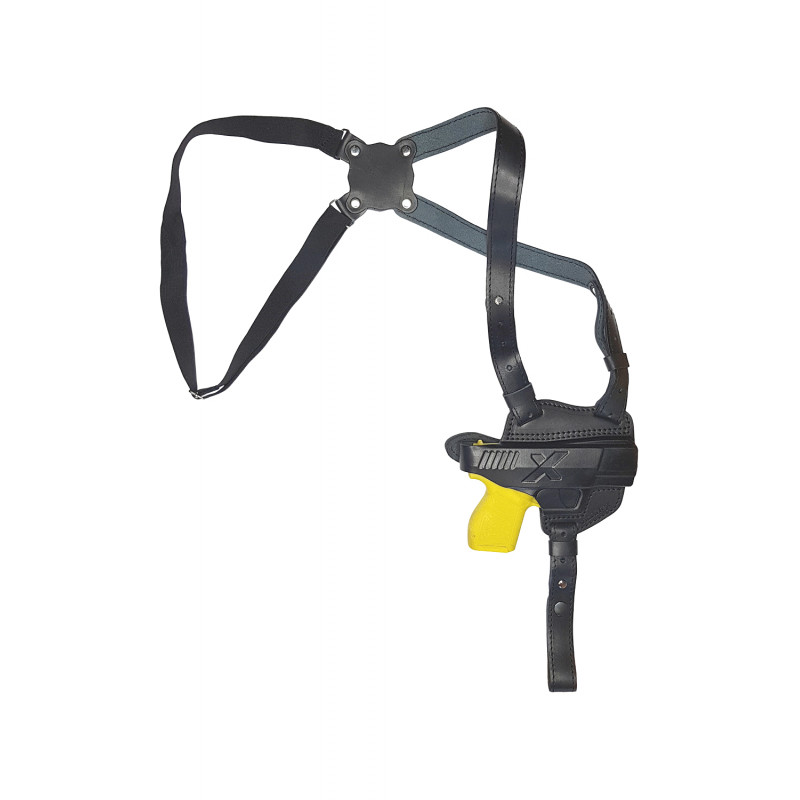 S6 Leather Shoulder Holster for Taurus GX4 Black VlaMiTex