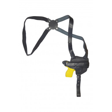 S6 Fondina in Pelle per Spalla per Taurus GX4 nero VlaMiTex