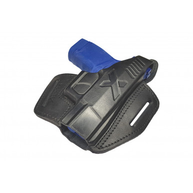 Leder Holster für Springfield Hellcat OWB – Rechtshänder mit Druckknopf