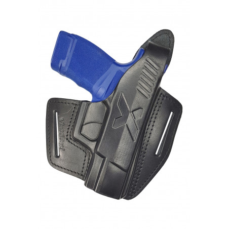 Leder Holster für Springfield Hellcat OWB – Rechtshänder mit Druckknopf