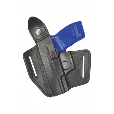 Leder Holster für Springfield Hellcat OWB – Rechtshänder mit Druckknopf