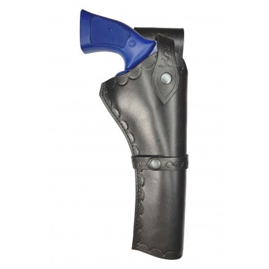 R8 Leather Holster for Smith & Wesson 610 Revolver Black VlaMiTex