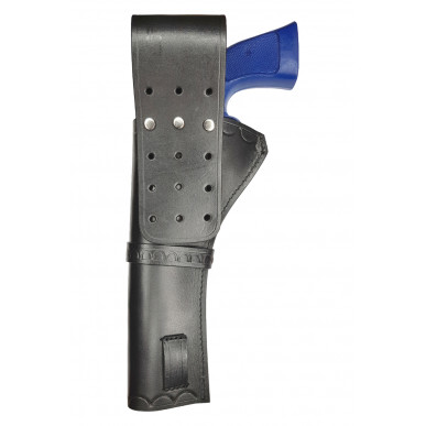 R8 Leather Holster for Smith & Wesson 610 Revolver Black VlaMiTex