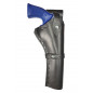 R8 Leather Holster for Revolver Smith & Wesson 586 Black VlaMiTex