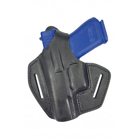 BXLi Leder Gürtel Holster für Glock 19 23 32 Pistolenholster schwarz für
