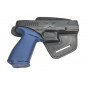 B9 Funda de Cuero para Springfield Echelon negra VlaMiTex