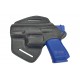 BXLi Fondina in pelle da cintura per pistole Glock 19 23 32 nero per mancini