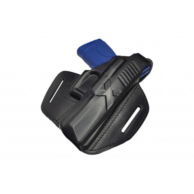 Smith & Wesson M&P 2.0 OWB Leder Holster – Rechtshänder mit Druckknopf