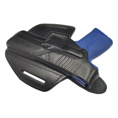 Smith & Wesson M&P 2.0 OWB Leder Holster – Rechtshänder mit Druckknopf