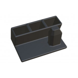 Table Stand for 1 Pistol & 3 Magazines – Compact Storage for Handguns