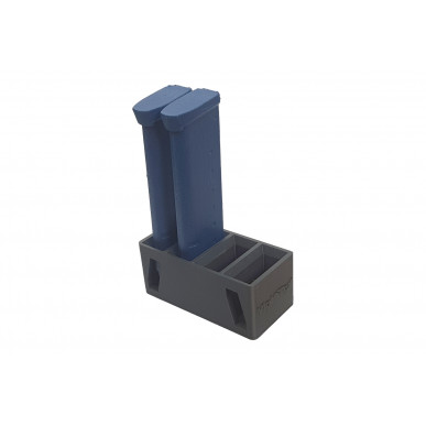 Yksirivinen lippaanpidike – 9mm - .45 ACP asekaappiin