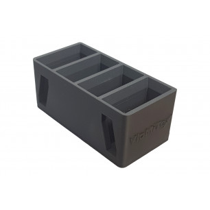 Yksirivinen lippaanpidike – 9mm - .45 ACP asekaappiin