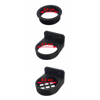 Държач за заглушители за оръжеен шкаф – За заглушители 5 см и 6 см