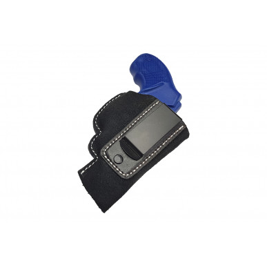 IWB 21 Holster en cuir suédé pour revolver cadre J Frame Smith & Wesson 34 – vue de côté