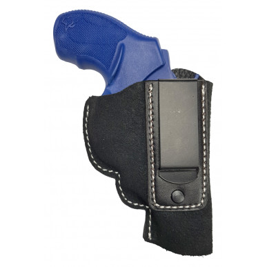 IWB 21 Holster en cuir suédé pour revolver cadre J Frame Smith & Wesson 34 – vue de face