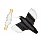 J58 Lure for Falcon Training 110g Black/White