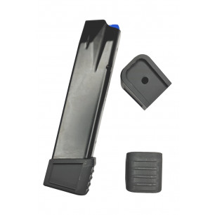 MB-3 套組 2 x 彈匣底板 適用 Walther PPQ 彈匣 (Long MB-3L) – 正面