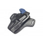 R5 Leather Revolver Holster for Smith & Wesson Governor Black VlaMiTex