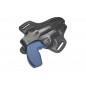 R5 Leather Revolver Holster for Smith & Wesson Governor Black VlaMiTex