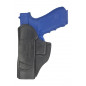 IWB 4 Leder Holster für Glock 17 schwarz VlaMiTex