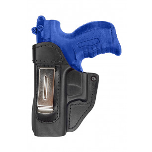IWB 2Li Leder Holster für Walther P22Q für Linkshänder – von vorne