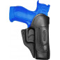 IWB 3Li kožené pouzdro pro Walther Q4 černé pro leváky VlaMiTex