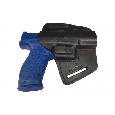 OWB Quick Draw Holster Walther PDP 4 Inch – Leather Holster for Right-Handed Draw