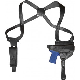 S22 Leather Shoulder Holster for Beretta Px4 Storm Black VlaMiTex
