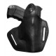 BXLi Leather Holster for Walther P99 black left-handed, VlaMiTex