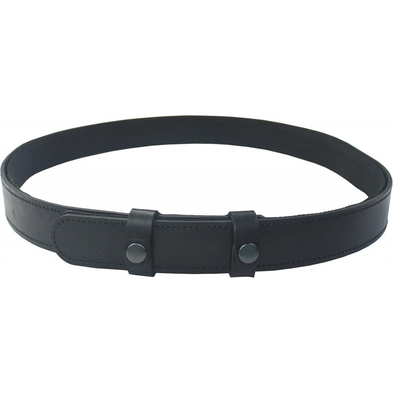 Leather Belt 4 cm Wide IPSC Black VlaMiTex