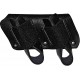 M6Li Leather Double Magazine Holder for Single-Row Magazines black left-handed