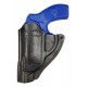 IWB 11 Leather Revolver Holster for Smith & Wesson 360 black VlaMiTex