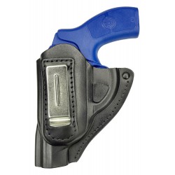 IWB 11Li Holster en cuir pour Revolver Smith & Wesson 351 Noir pour gauchers VlaMiTex