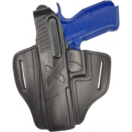 OWB Leder Holster für CZ SP-01 Shadow – Linkshänder geeignet