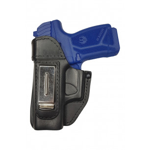 IWB 2Li Leder Holster für Ruger MAX 9 Linkshänder VlaMiTex