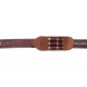 J22 Leather Rifle Sling with Cartridge loops, brown, VlaMiTex