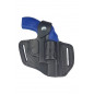 R1 Leder Revolver Holster für Weihrauch Arminius HW3 3 Zoll schwarz VlaMiTex