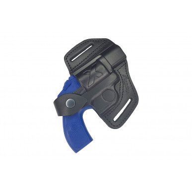 R1 Leder Revolver Holster für Weihrauch Arminius HW3 3 Zoll schwarz VlaMiTex