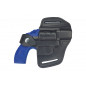 R1 Leder Revolver Holster für Weihrauch Arminius HW3 3 Zoll schwarz VlaMiTex