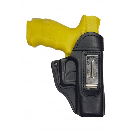 IWB 3 Holster en cuir pour ICS Sarsilmaz SAR 9 Noir VlaMiTex